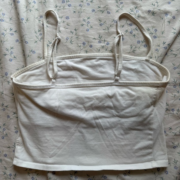 White BDG Cropped Tank - Picture 3 of 4